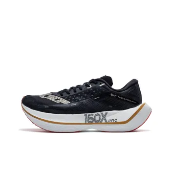XTEP 160X 2.0 Pro Cushioning Anti Slip Wear Resistant Breathability Low Top Running Shoes Men's Black