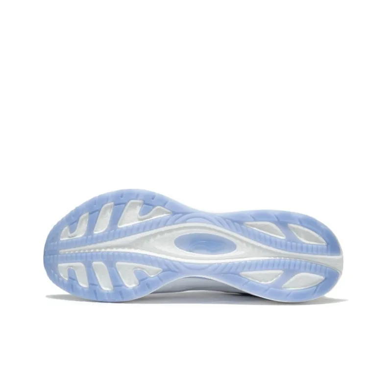 LiNing Super Light 19 Cushioning Anti-Slip And Wear-Resistant Reflective Low-Top Running Shoes Women's White Blue-4