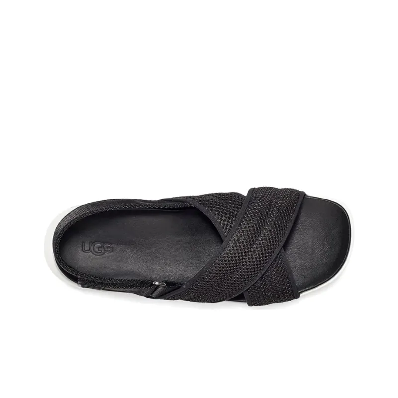 UGG Nealla Cozy Non Slip Mesh Sports Sandals Black Women's-3