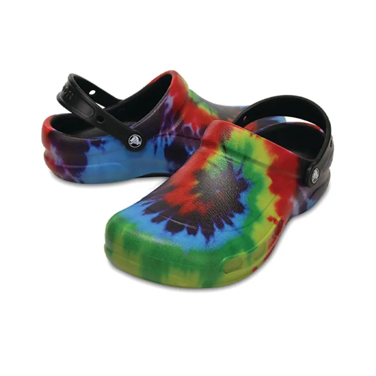 Crocs Bistro Graphic Clogs 'Blue Multi'-3