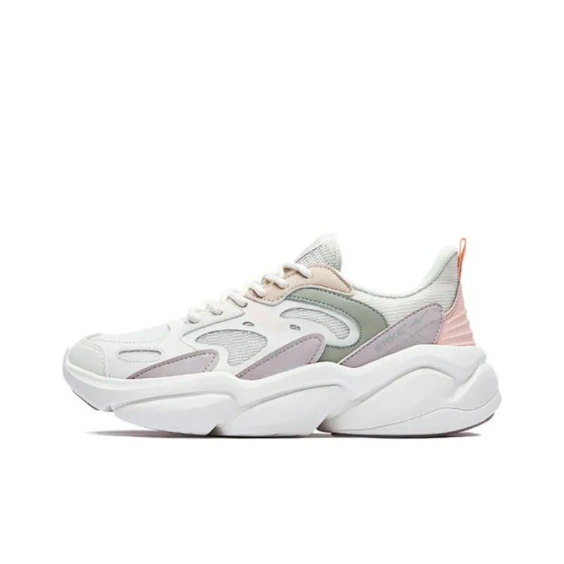 Erke Casual Shoes Women's Low Top White/Purple-0