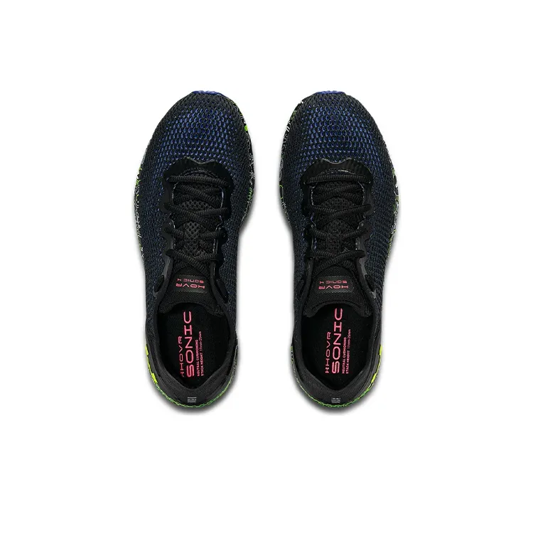 Under Armour Hovr Sonic 4 FnRn Cn Sports Shoes Black/Green Women's-3