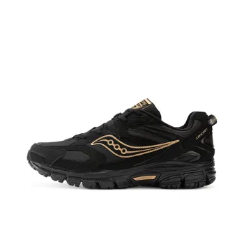 Saucony Cohesion 9 Cushioning Anti-Slip And Wear-Resistant Support Low-Top Running Shoes Men's Black Gold