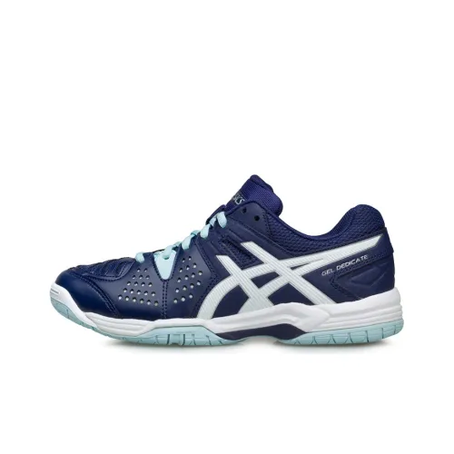 Asics Gel-Dedicate 4 Running Shoes Women's Low-Top Blue/White