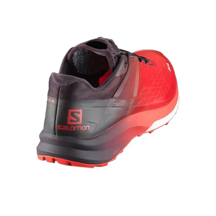 SALOMON S/lab Ultra 2 Slip Resistant, Abrasion Resistant, Breathable Low Top Hiking Shoes Men's Red-3