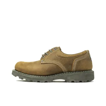 CAT EXPRESSWAY Cushioned Anti Slip Wear Resistant Waterproof And Breathable Low Top Trekking Shoes Men's Light Brown
