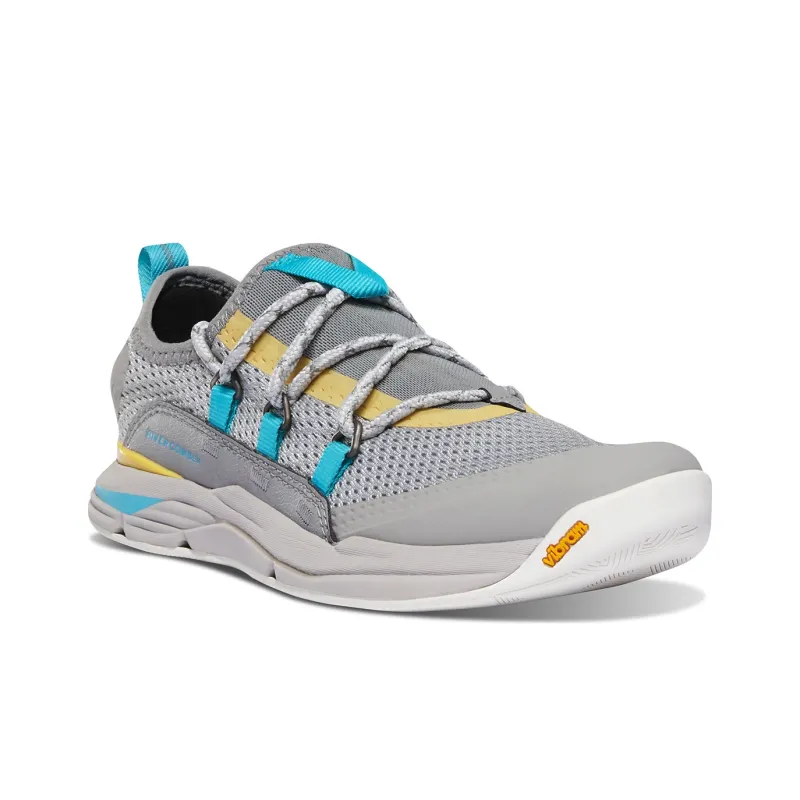 Danner Casual Shoes Women's Low Top Light Gray/Bright Blue-1