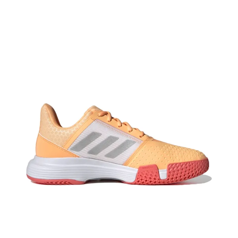 Adidas Courtjam Breathable Low Top Tennis Shoes-1