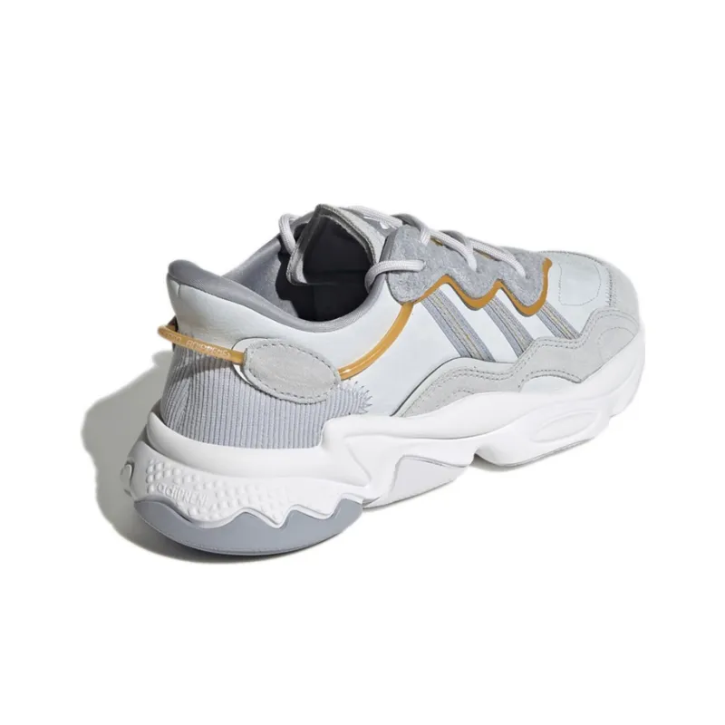 Adidas Originals Ozweego Shoes 'Grey /Yellow' Women's-3