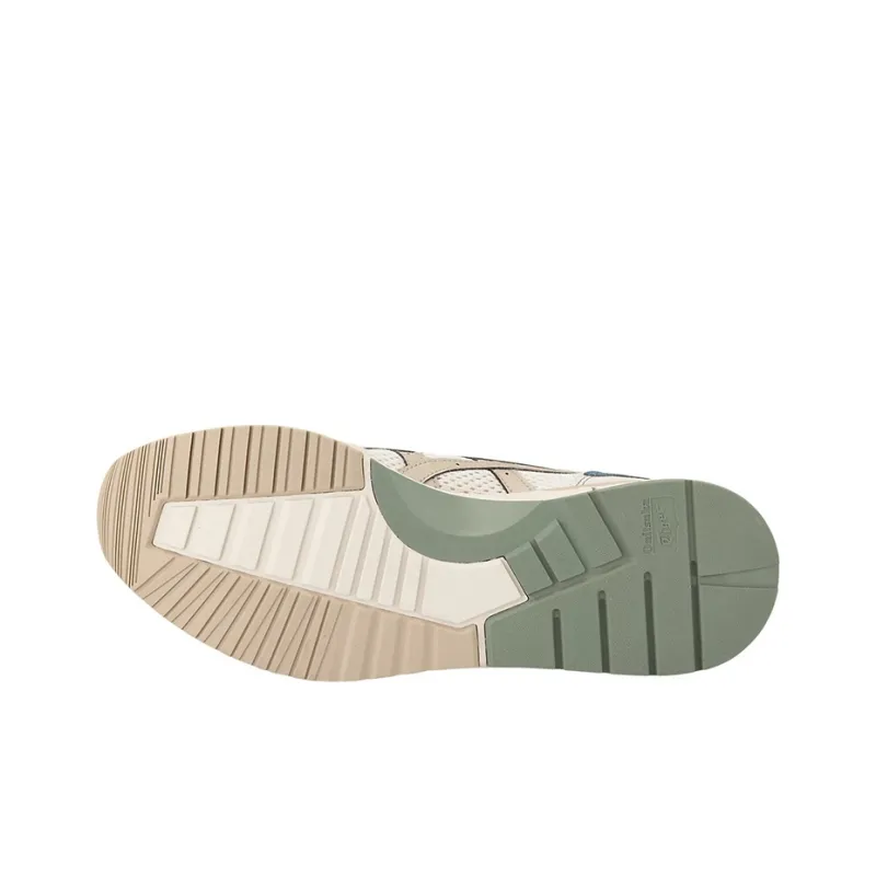 Onitsuka Tiger Rebilac Runner Abrasion Resistant Low Top Running Shoes Unisex Beige Blue-5