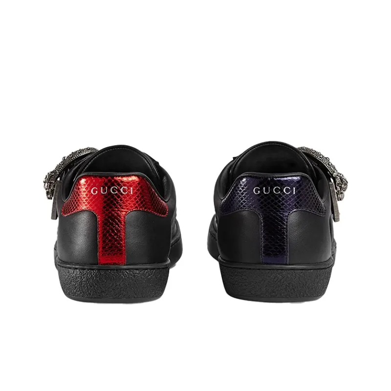 GUCCI Ace Low 'Dionysus Buckle Black'-4