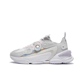 LiNing Nebula M1 Low Top Athletic Shoes Women's Gray