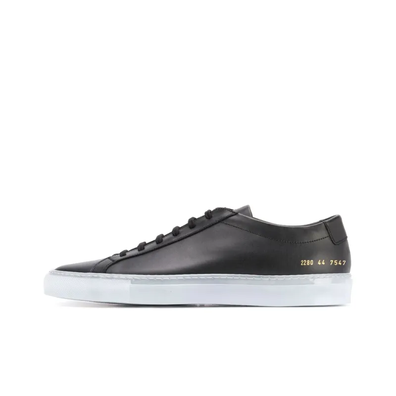 COMMON PROJECTS Achilles Low 'Black Transparent White Sole'-0