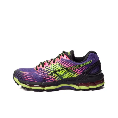 Asics GEL-Nimbus 17 Running Shoes Women's Low-Top Purple/Pink/Yellow