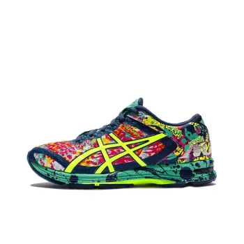 Asics Gel-Noosa Tri 11 Anti-Slip Wear-Resistant Low-Top Running Shoes Women's Blue Yellow Multicolor
