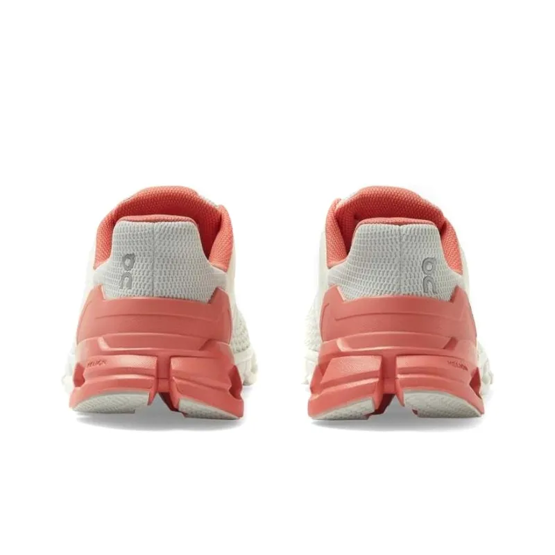 On Cloudflyer Cushioned Slip Resistant Support Low Top Running Shoes Women's Coral Red-4