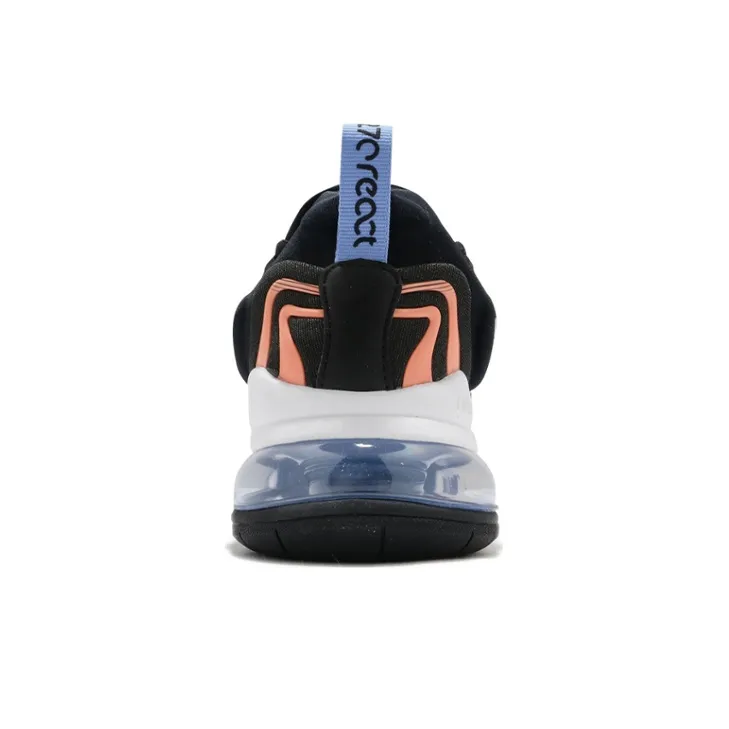 Nike Air Max 270 React Eng Black Orange Women's-3