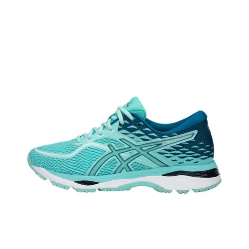 Asics Gel-Cumulus Durable Breathable Low-Top Running Shoes Women's Mint Blue