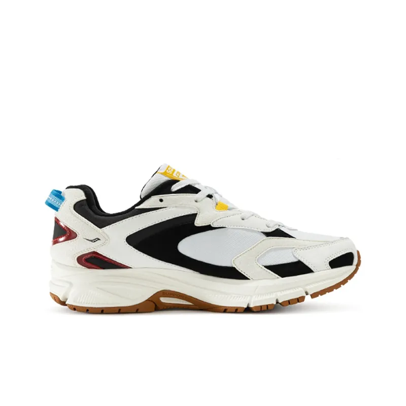 Saucony Cohesion 9 Low Top Running Shoes Men's White Black-1