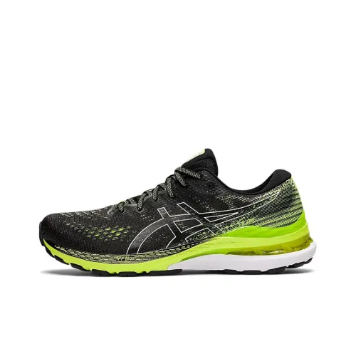 Asics Gel Kayano 28 2E Wide 'Black Hazard Green'