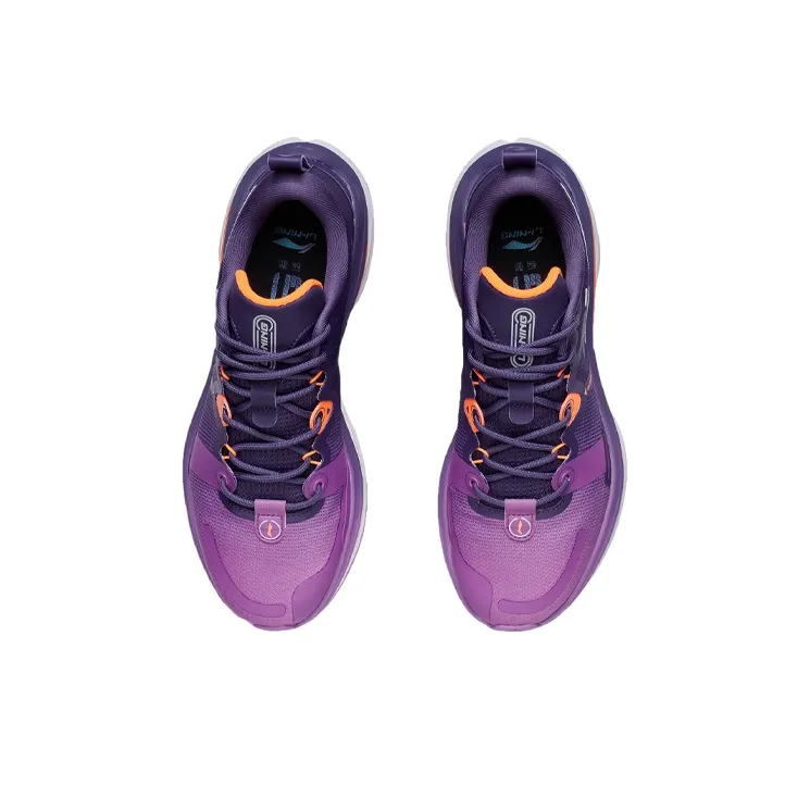 LiNing WuShi 5S 1.0 Anti-Slip Wear-Resistant Low-Top Running Shoes Hyacinth Purple-3