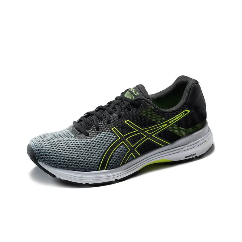 Asics Gel-Phoenix 9 Running Shoes Men Low-Top Gray/Green-1
