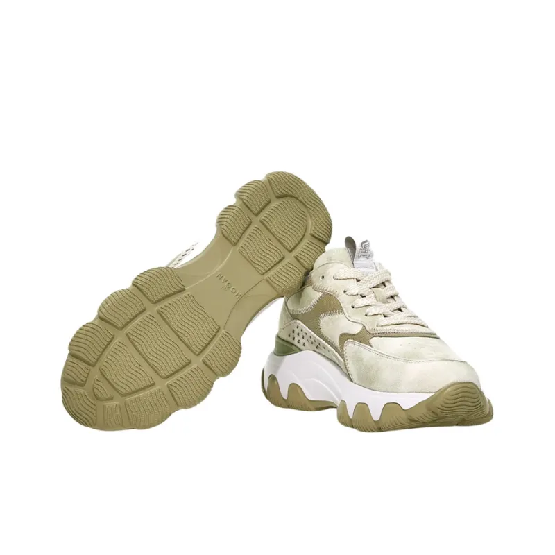 HOGAN Hyperactive Casual Shoes Women's Low-Top Green-3