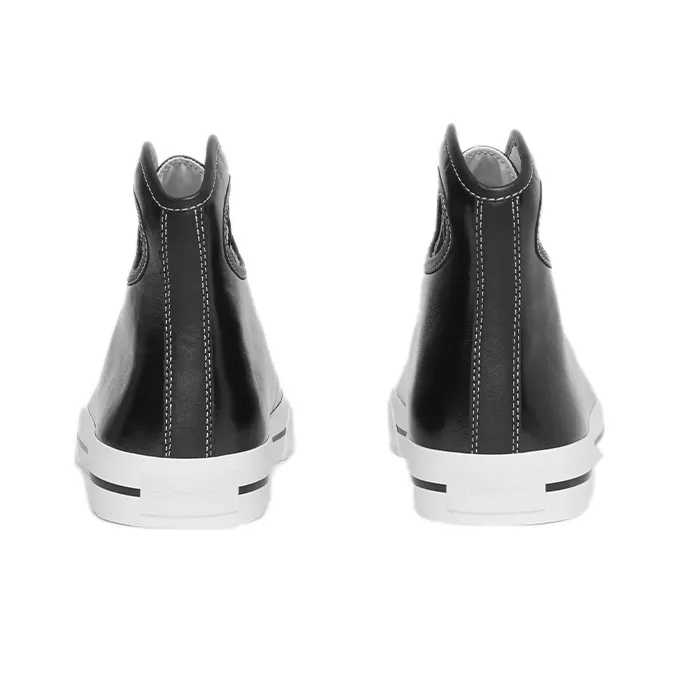 Burberry Larkhall High-Top Sneakers Black White Leather-4