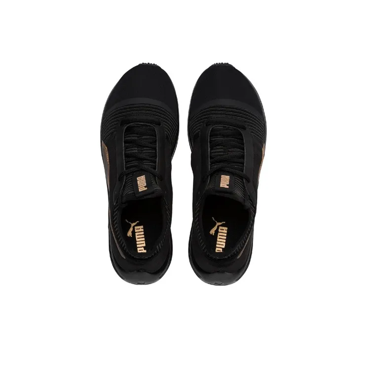 PUMA Aviator Cushioning Wear-Resistant Mid-Top Running Shoes Women's Black-2