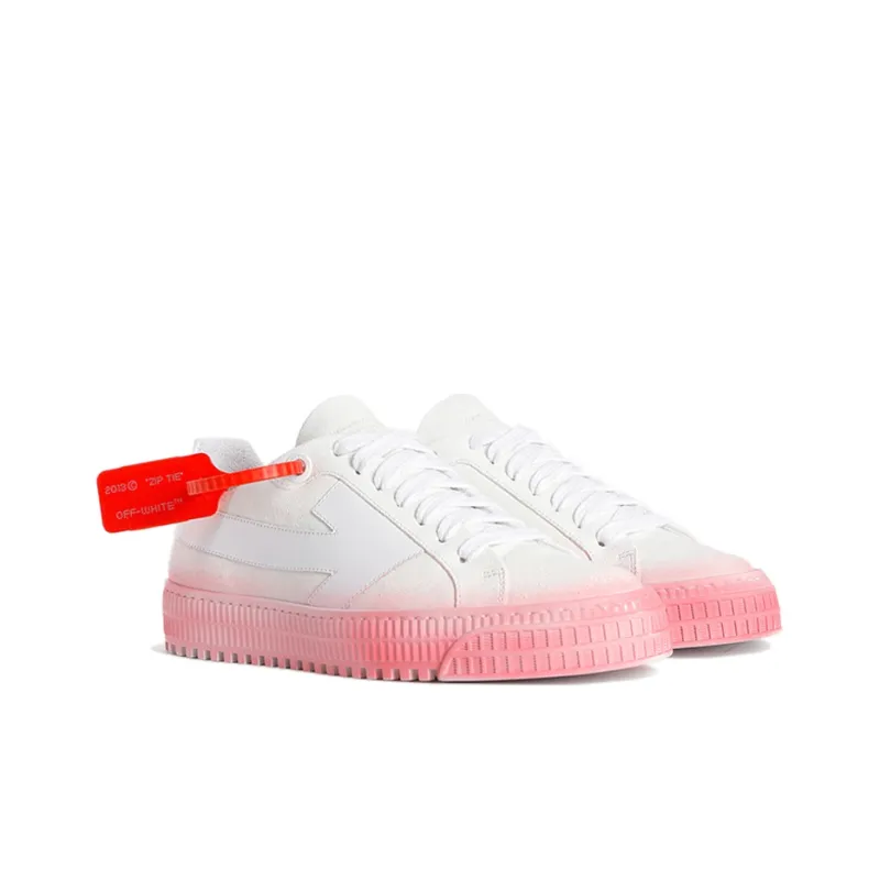 OFF WHITE Vulcanized Sneakers 'White Pink' Women's-3