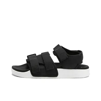 Adidas Adilette Sandal Beach Sports White Sandals 'Black White' Women's