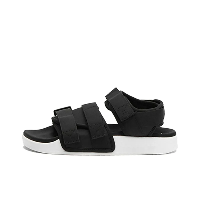Adidas Adilette Sandal Beach Sports White Sandals 'Black White' Women's-0