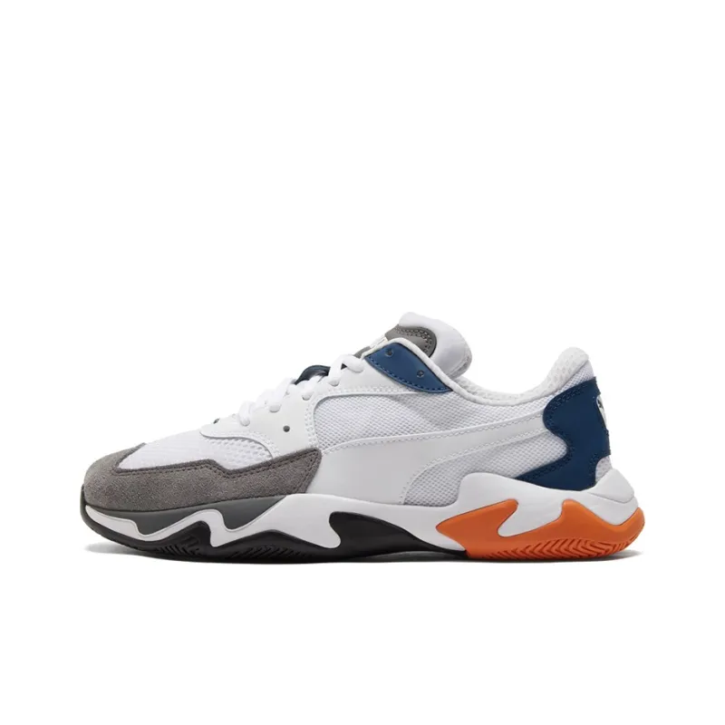 PUMA Unisex Storm Origin Sneakers White/Grey/Blue-0