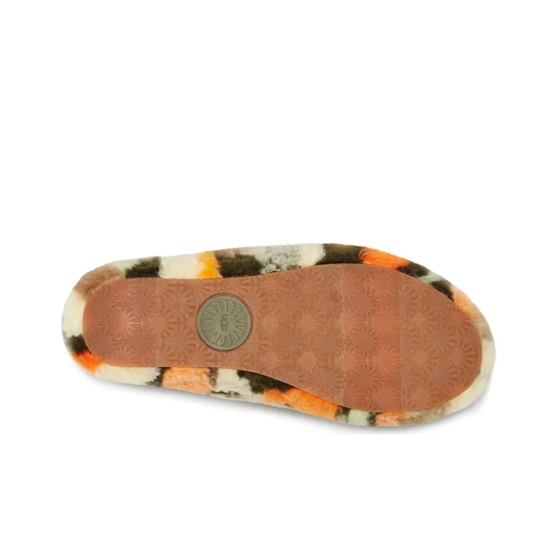 UGG Fluff Yeah Cali Collage Slide Olive Women's-5