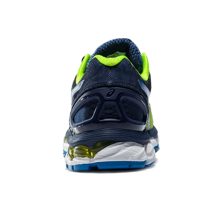 Asics GEL-Nimbus 17 Wear-Resistant Low-Top Running Shoes Men's Blue Green-2