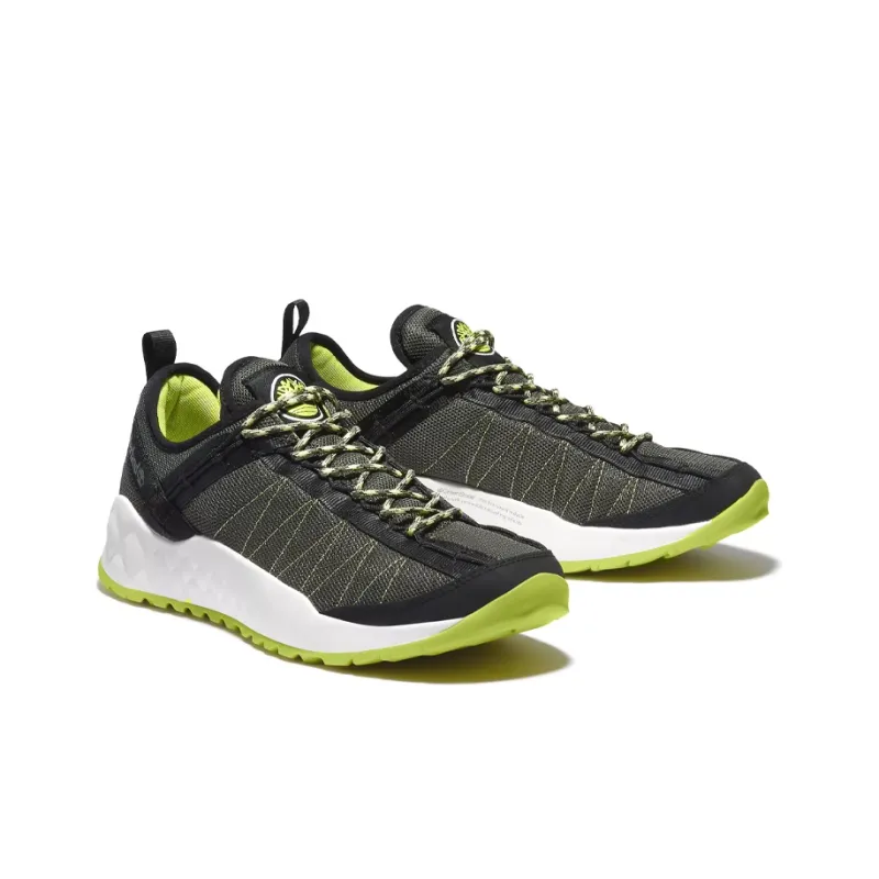 Timberland Solar Wave Cushioned Anti Slip And Wear Resistant Lightweight Low Top Casual Running Shoes Men's Black Green-2