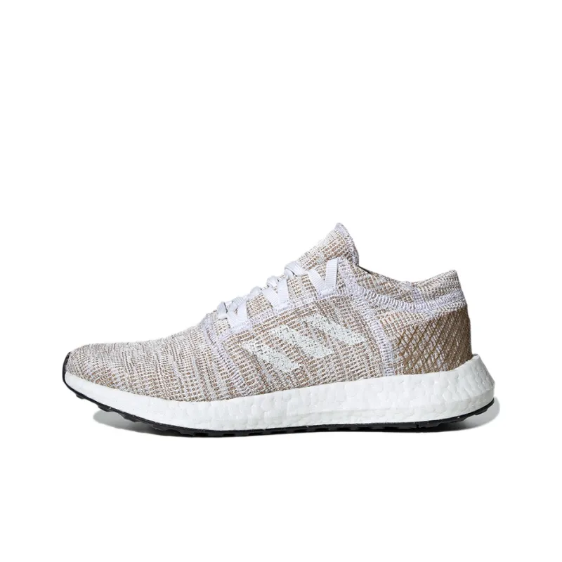 Adidas Pureboost Go Slip-Resistant Breathable Low-Top Running Shoes Women's Copper-Nickel Alloy-0