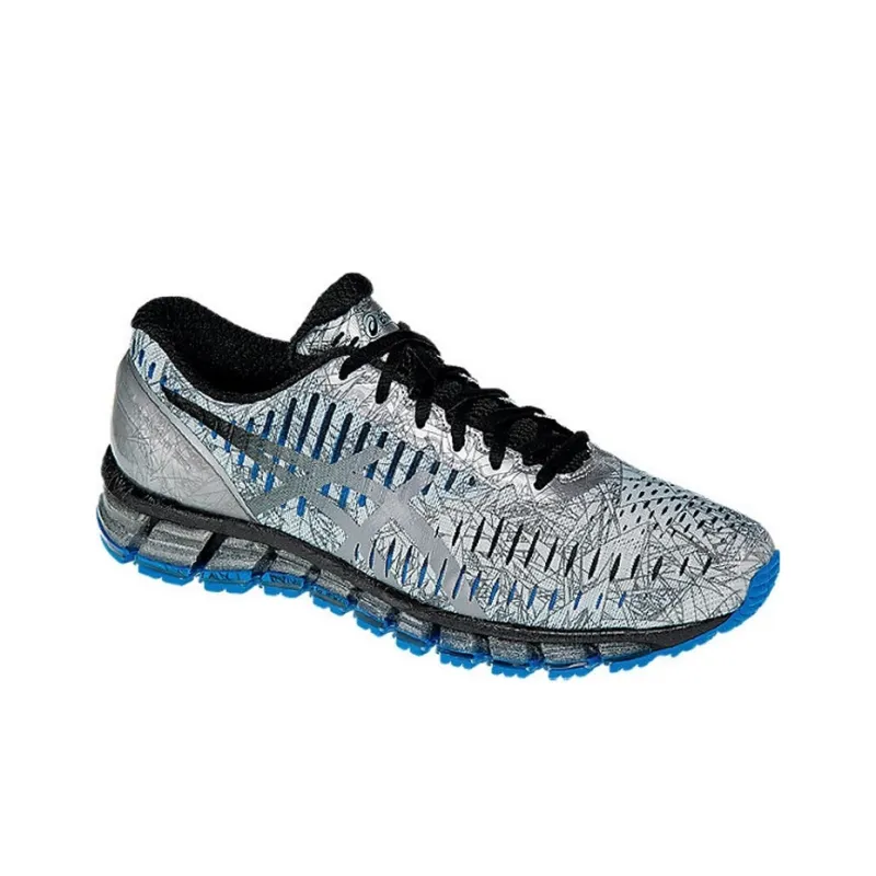 Asics Gel-Quantum 360 Breathable Lightweight Low-Top Running Shoes Men's Silver Gray Blue-2
