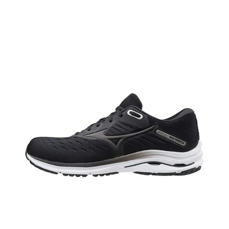 Mizuno Wave Rider 24 Super Wide 'Black Grey'-0