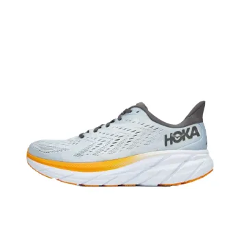 HOKA ONE ONE Clifton 8 Blue Fog Orange