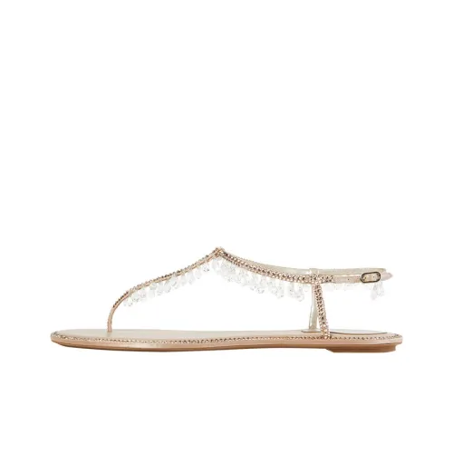 René Caovilla Chandelier Flat Sandals