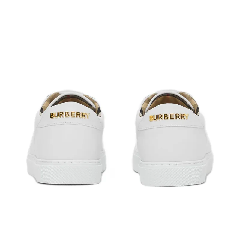 Burberry Skateboard Shoes Women's Low Top White-3