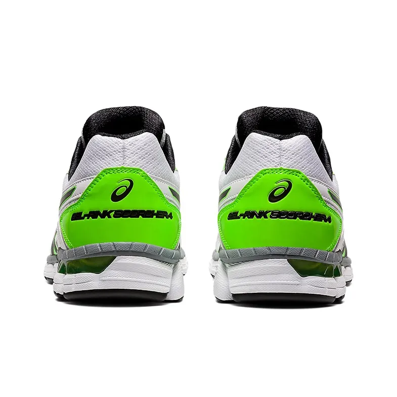 Asics Gel-Rink Scorcher 4 Anti-Slip Wear-Resistant Low-Top Running Shoes Men's White Black Green-4