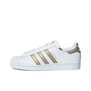 Adidas Originals Superstar White Gold Metallic
