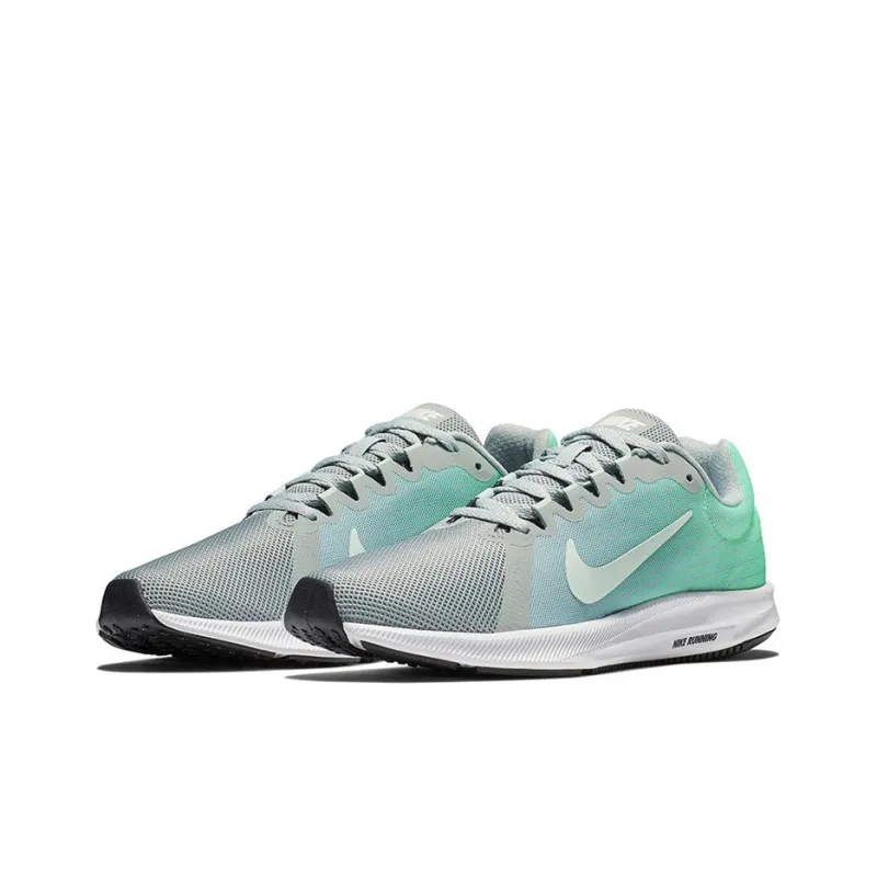 Nike Downshifter 8 Low Top Grey/Green Women's-2
