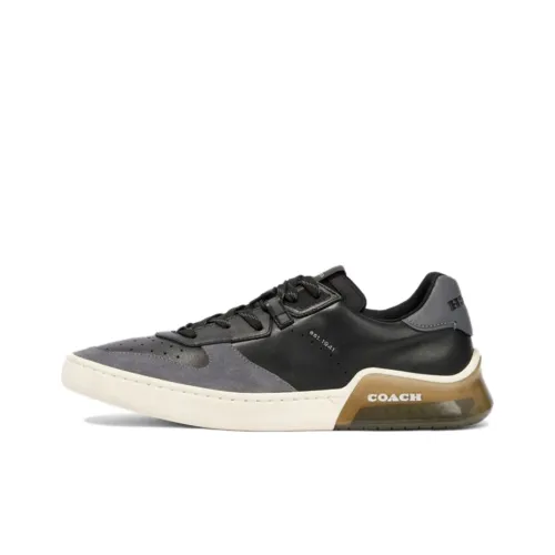 COACH CitySole Skateboard Shoes Men Low-Top Gray/Black Color