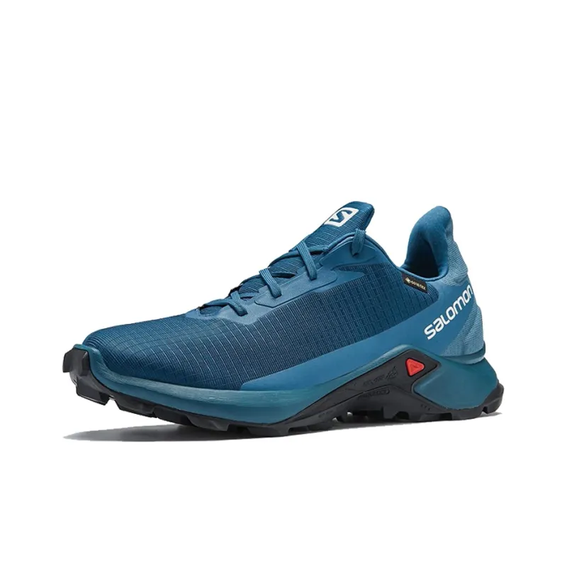 SALOMON Wear-resistant And Waterproof Low-Top Trail Running Running Shoes Men's Blue-1