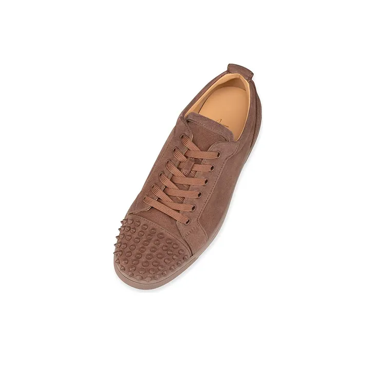 CL LUBOTING Louis Junior Spikes Orlato Stylish Skateboarding Shoes Men's Light Coffee-2