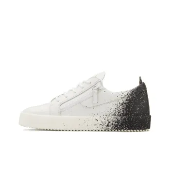 Giuseppe Zanotti/GZ Urchin Stylish Skateboarding Shoes Men's White Black
