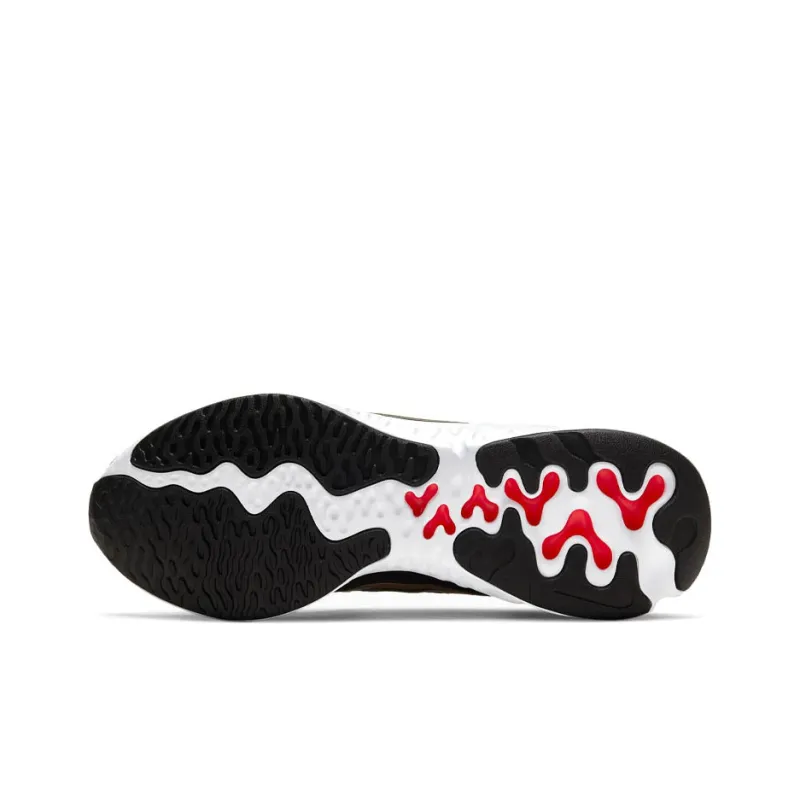 Nike Renew Run 2 Black Bright Crimson-5